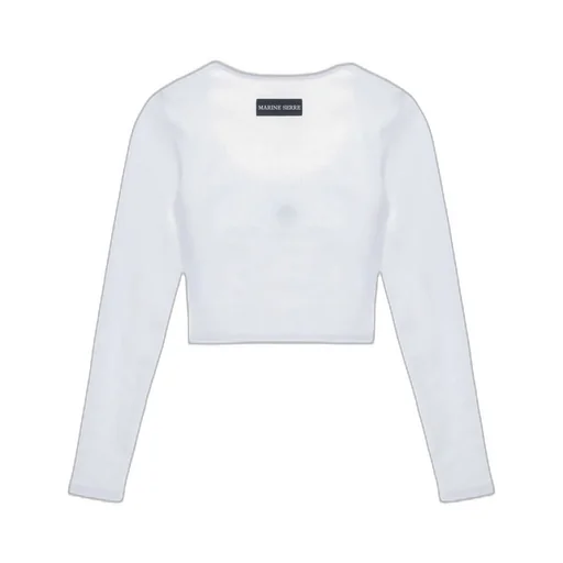 Round-Neck Long-Sleeved Fitted Short-Sleeved T-Shirt