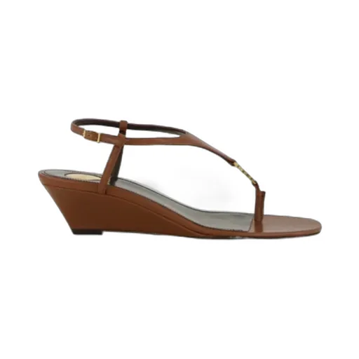 40Mm Cassandre-Plaque Leather Sandals