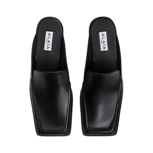 AlaÏA Square-Toe Mules