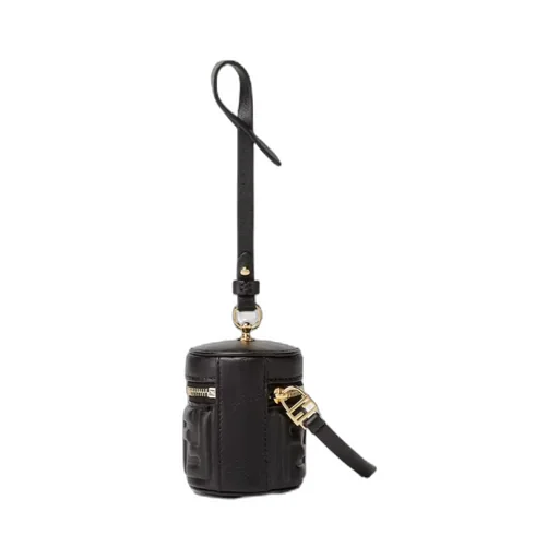 Baguette Logo-Embossed Charm