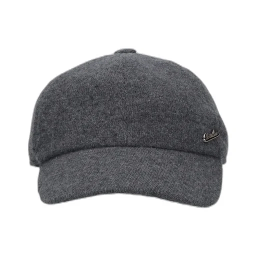 Borsalino Logo-Lettering Curved Peak Baseball Cap