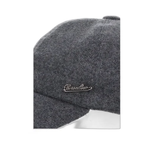 Borsalino Logo-Lettering Curved Peak Baseball Cap
