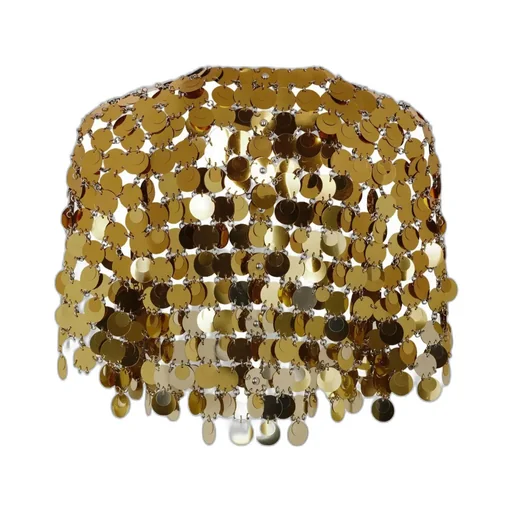 Chainmail-Embellished Cropped Top