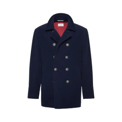 Corduroy Double-Breasted Jacket