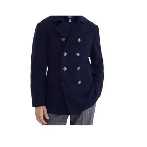 Corduroy Double-Breasted Jacket