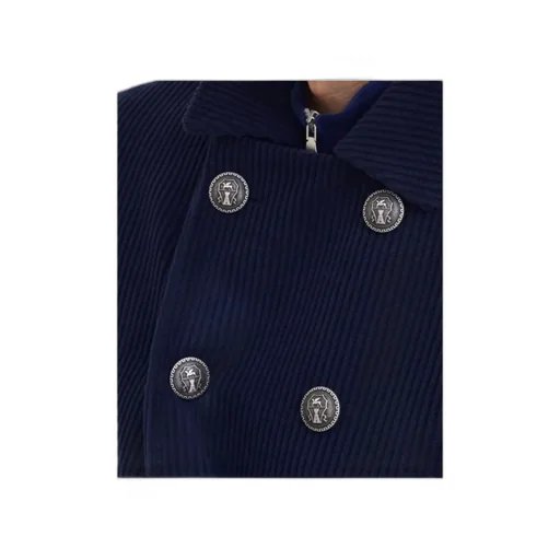 Corduroy Double-Breasted Jacket