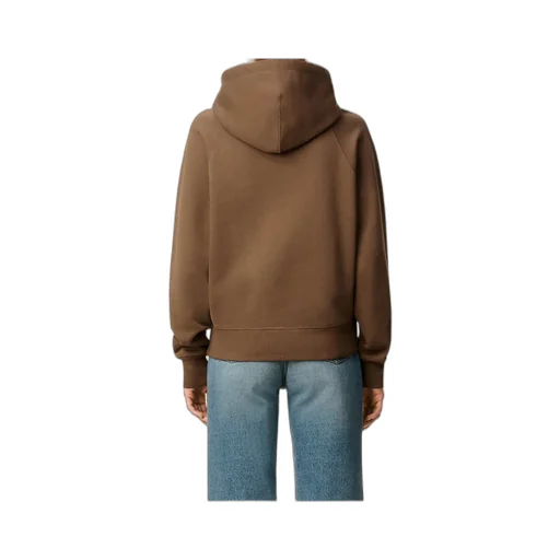 Ami Paris Logo Detailed Drawstring Hoodie