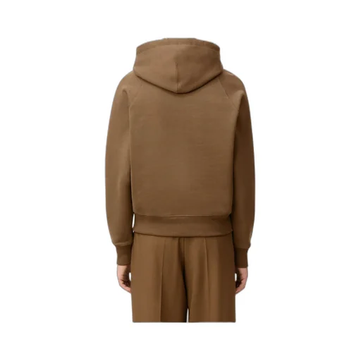 Ami Paris Logo Detailed Drawstring Hoodie