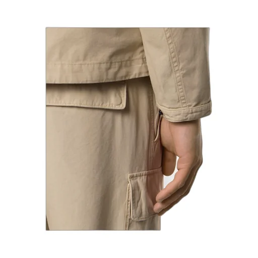 Regular-Fit Cargo Trousers With Snap And Zip Pockets