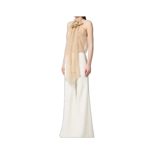 Halterneck Silk Top