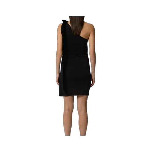 One-Shoulder Draped Mini Dress