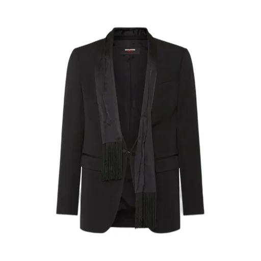 Dsquared2 X Magliano Scarf-Detailed Blazer