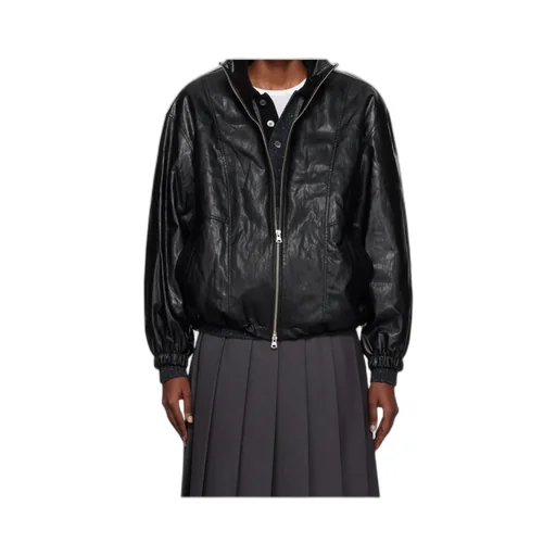 Zippered Long-Sleeved Cotton Jacket