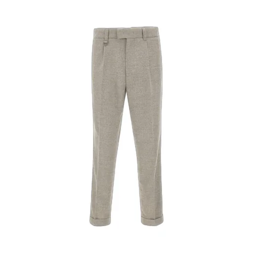 Paolo Pecora Pleated Slim-Fit Pants