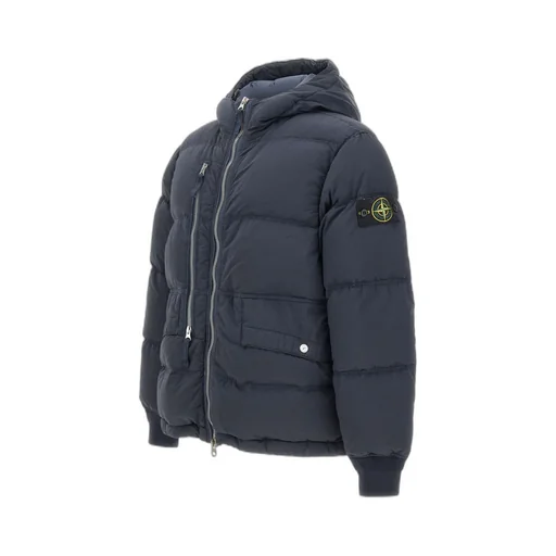 Stone Island Logo Patch Zipped Jacket