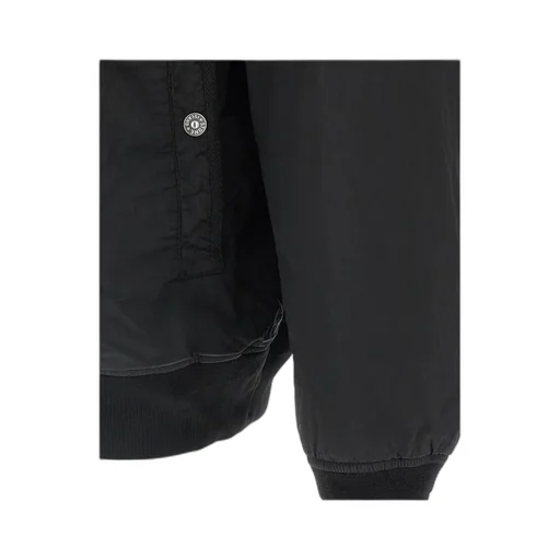 Stone Island Logo Patch Zipped Bomber Jacket