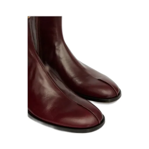 Mm6 Maison Margiela Round Toe Ankle Boots