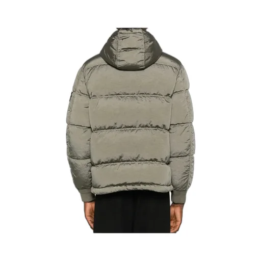 Stone Island Logo Patch Zip-Up Jacket