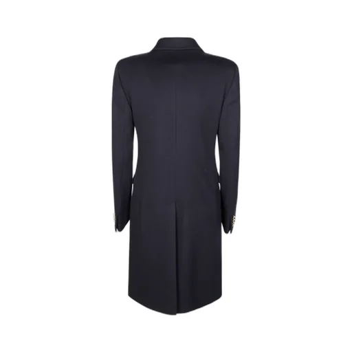 Tagliatore Buttoned Straight Hem Coat