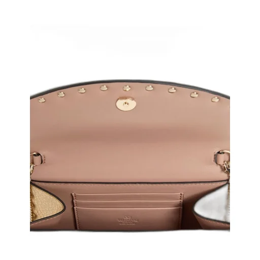 Valentino Garavani Rockstud Foldover Top Wallet
