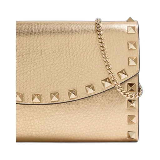 Valentino Garavani Rockstud Foldover Top Wallet
