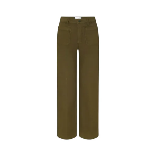 High-Waisted Flared Jeans