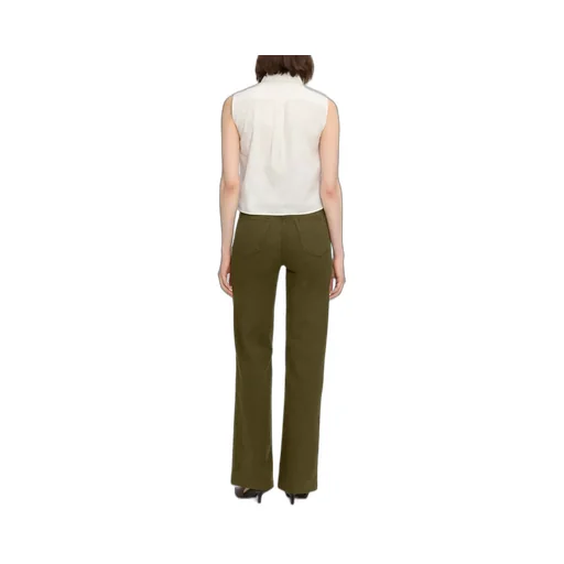 High-Waisted Flared Jeans
