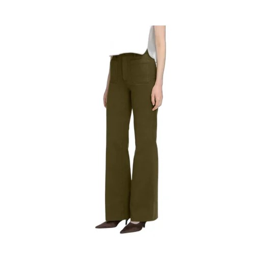 High-Waisted Flared Jeans