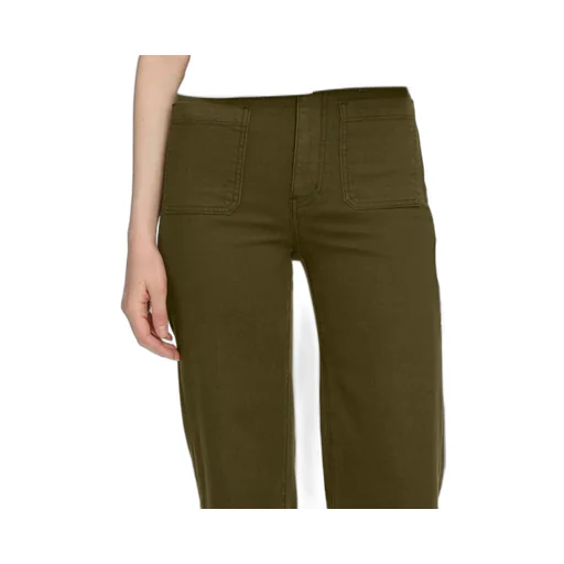 High-Waisted Flared Jeans
