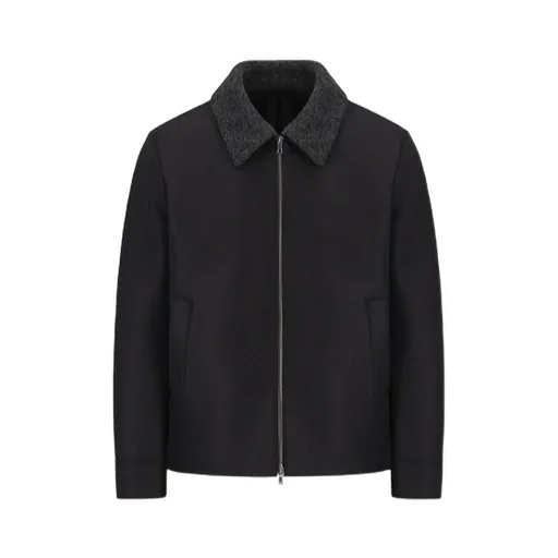 Harris Wharf London Zip-Up Wool Coat