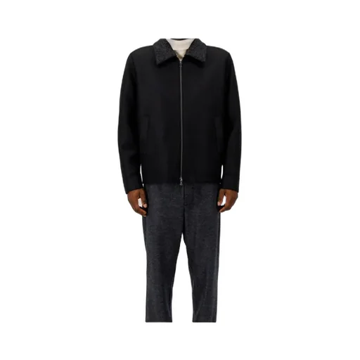 Harris Wharf London Zip-Up Wool Coat