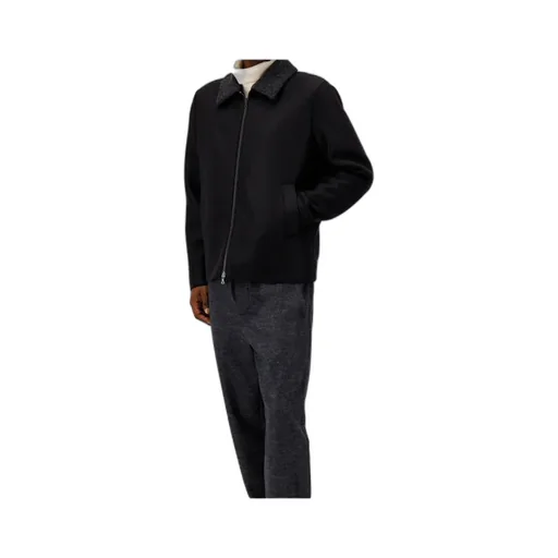 Harris Wharf London Zip-Up Wool Coat
