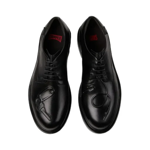Black Leather Shoes For Men.