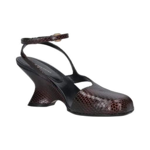 Slingback High-Heeled Sandals