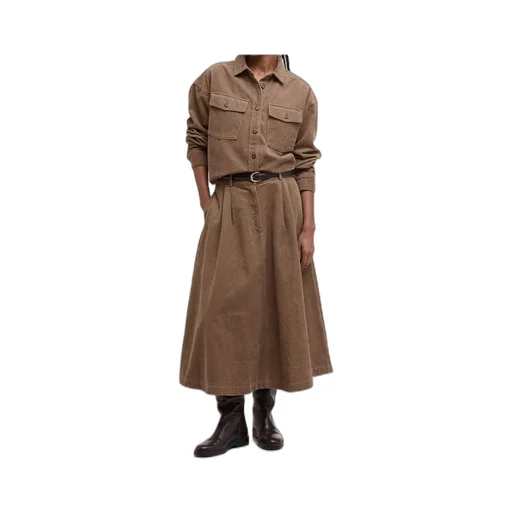 Yasmin Belted Midi Skirt