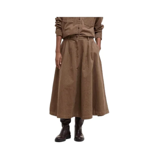 Yasmin Belted Midi Skirt