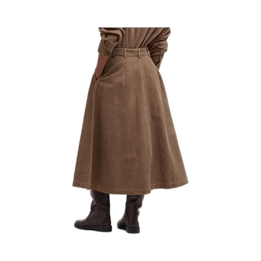 Yasmin Belted Midi Skirt