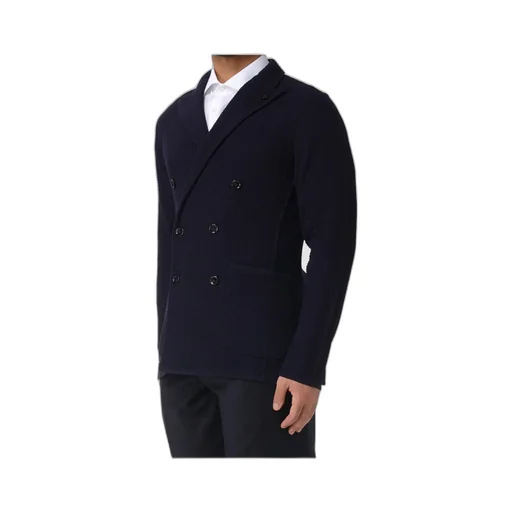 Lardini Double-Breasted Logo Detailed Jacket