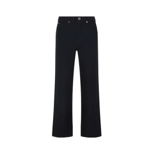 Cotton Straight-Leg Trousers