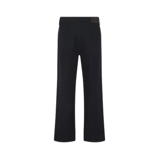 Cotton Straight-Leg Trousers