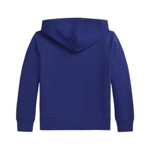 Cotton Blend Sweatshirt With Polo Bear Print