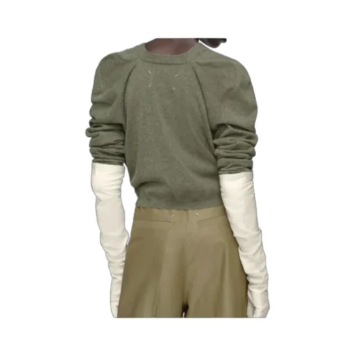 Maison Margiela Four Stitch Detailed Knitted Cardigan