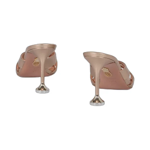 Crossover-Straps Leather Sandals