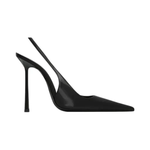 Vendome Slingback Pumps In Glazed Leather