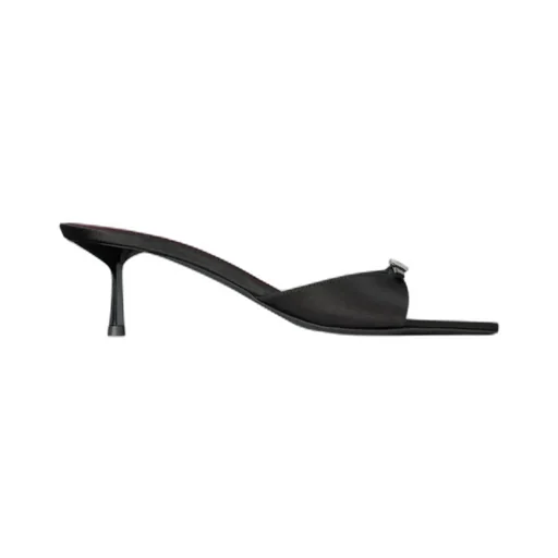 Saint Laurent Daisy Slip-On Mules