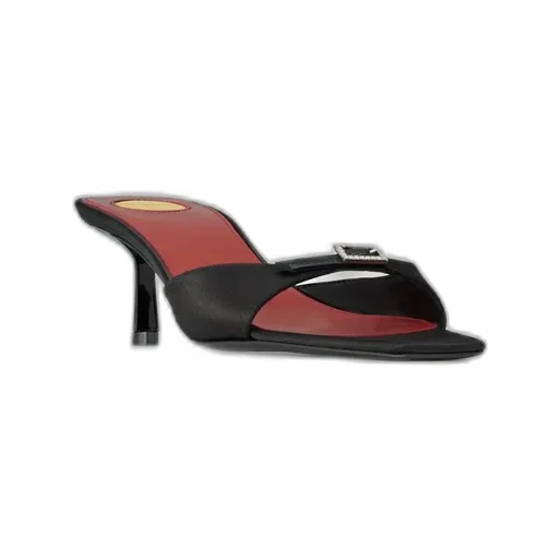 Saint Laurent Daisy Slip-On Mules