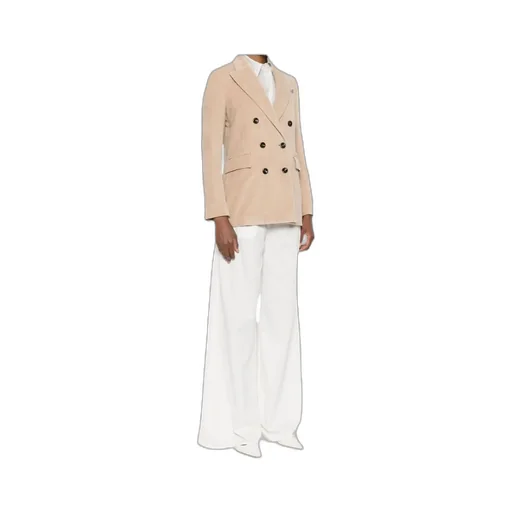 Circolo 1901 Double-Breasted Velvet Jacket