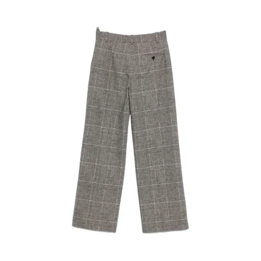 Belt Loop Wide-Leg Pants