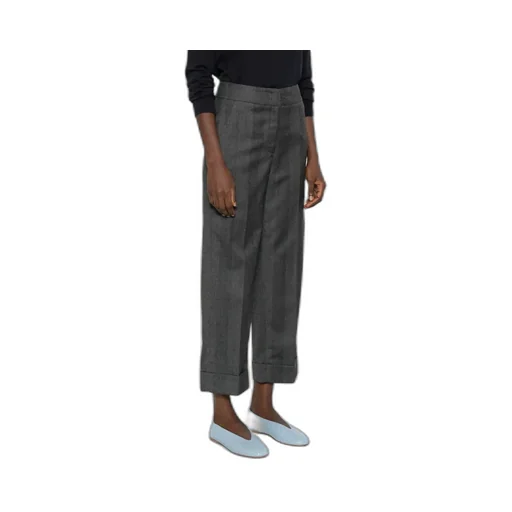 Peserico Herringbone Wool Pants