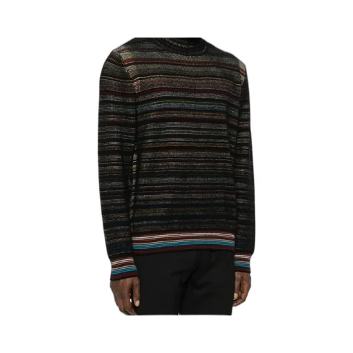 Paul Smith Signature Stripe Waffle Roll Neck Jumper